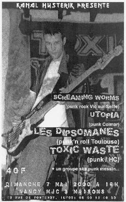 VIEILLES AFFICHES DE CONCERT DE kANAL HYSTERIK