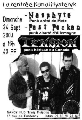 VIEILLES AFFICHES DE CONCERT DE kANAL HYSTERIK